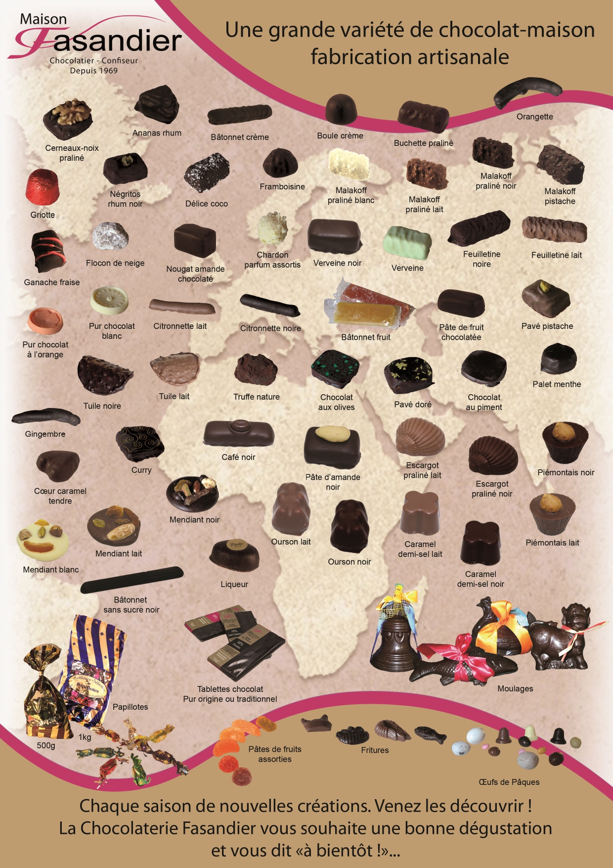 Chocolat maison Fasandier